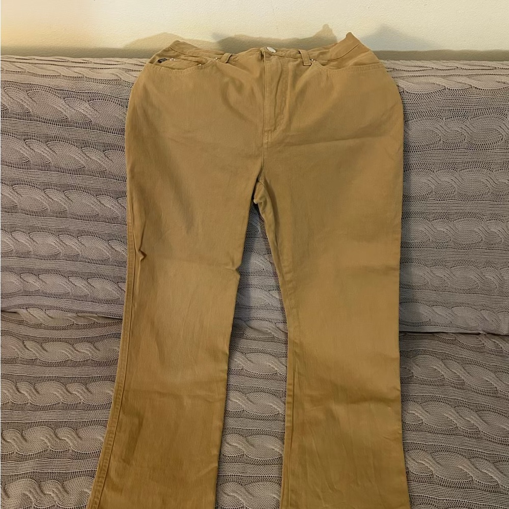 Moschino Tan Straight Leg Pants